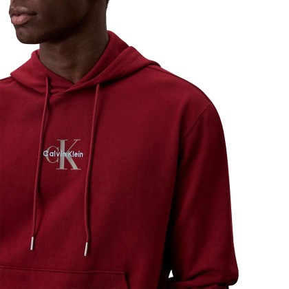Calvin Klein Sweat Eu 350terry Micro Monologo Ho Red