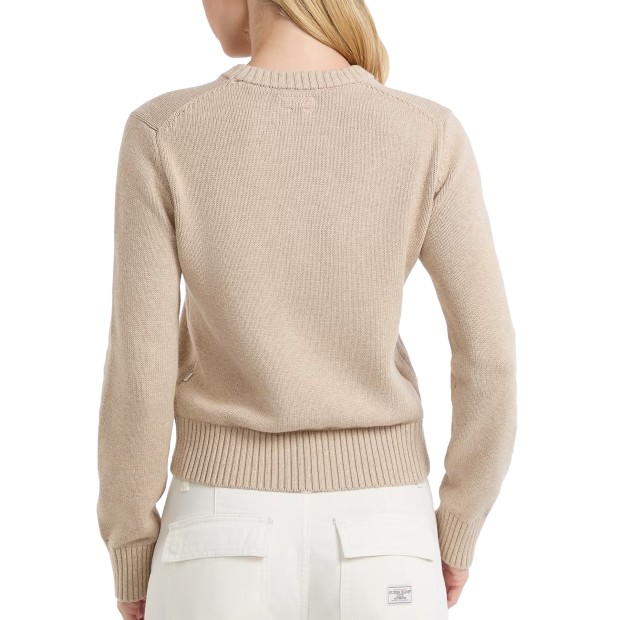 Guess Camisola Cn Gue J Intarsia Brown Oatmeal Heathe