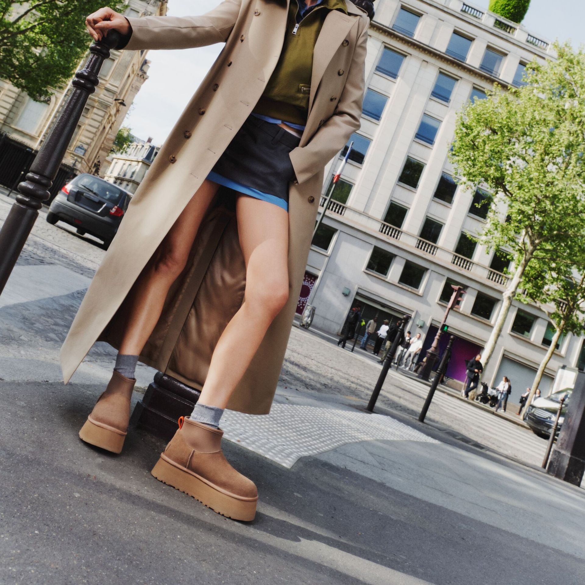 Ugg W Classic Mini Dipper Chestnut