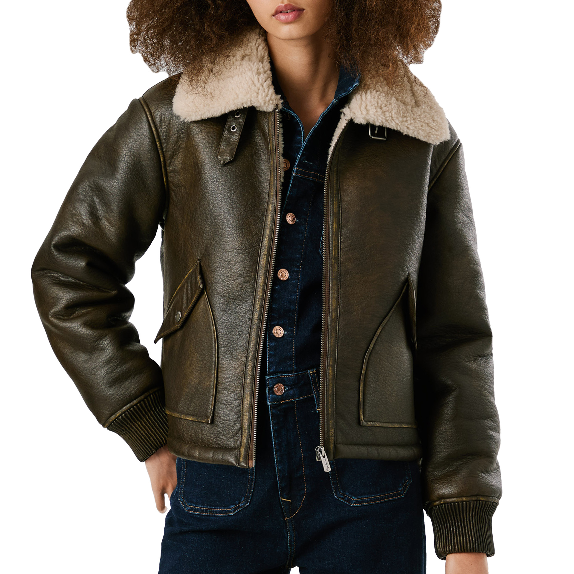 Pepe Jeans Casaco Theodora Dark Grey Marl