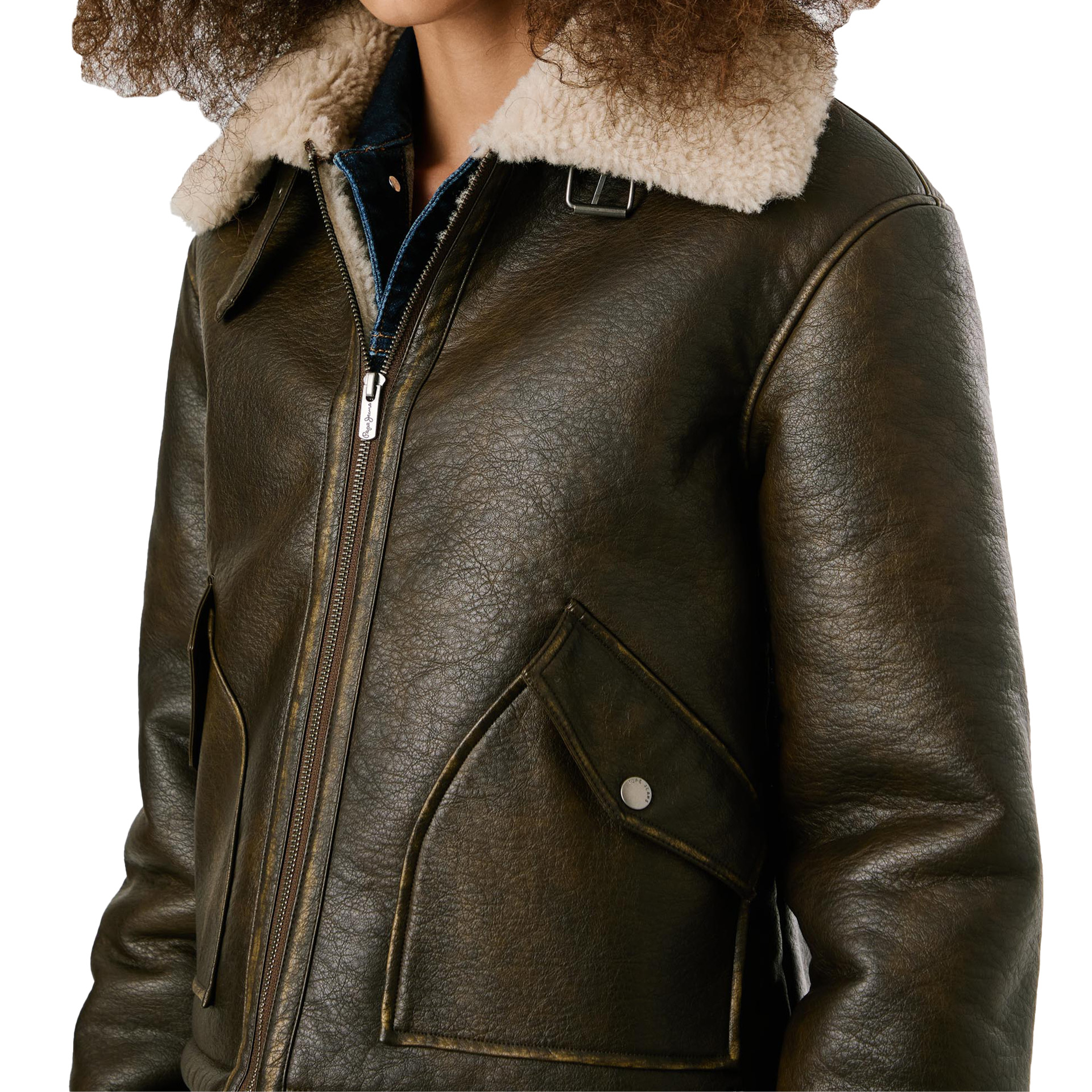 Pepe Jeans Casaco Theodora Dark Grey Marl