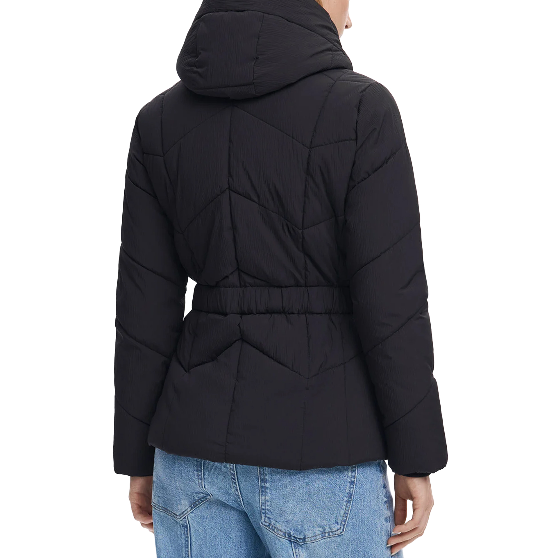 Desigual Casaco Belt Preto