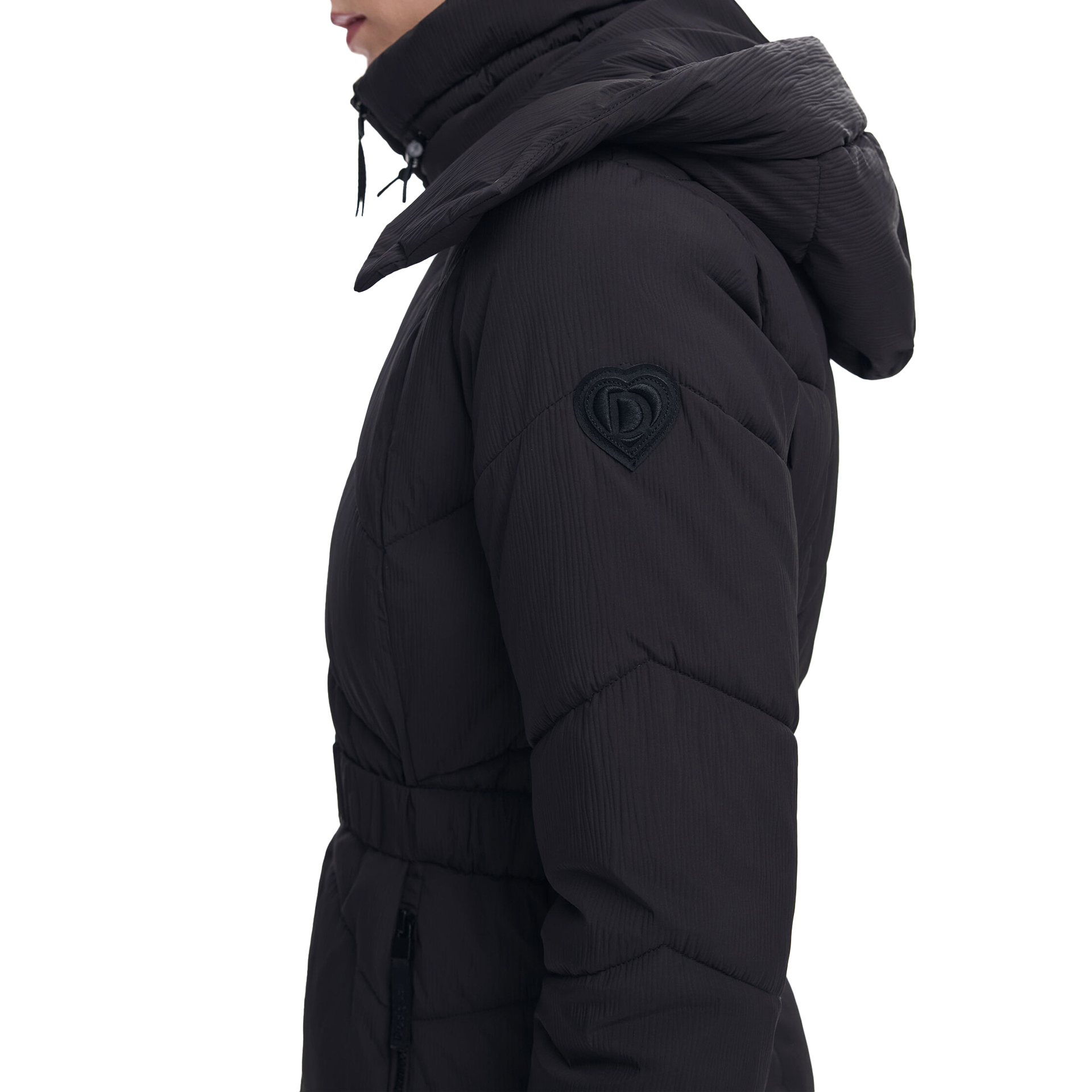 Desigual Casaco Belt Preto