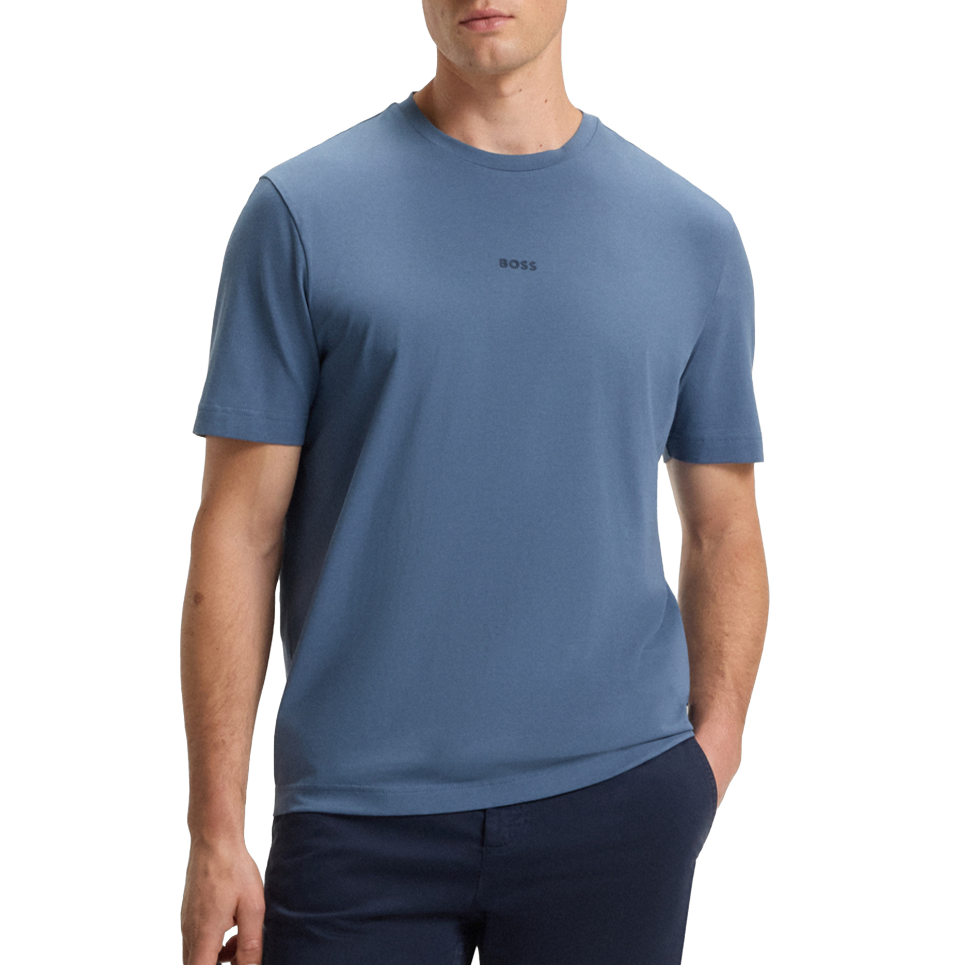 BOSS T-shirt Tchup Open Blue