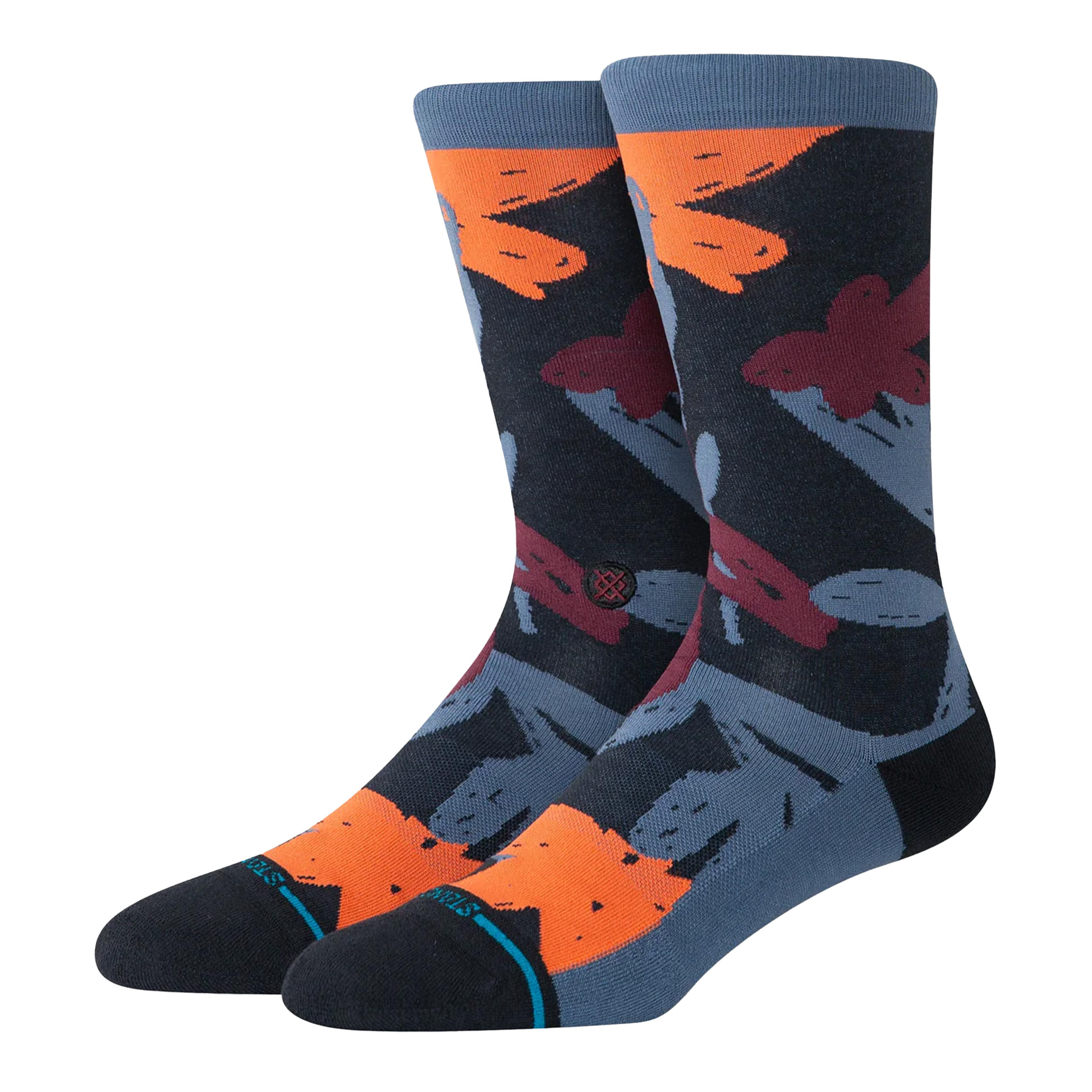 Stance Meias Paradise Crew Seablue