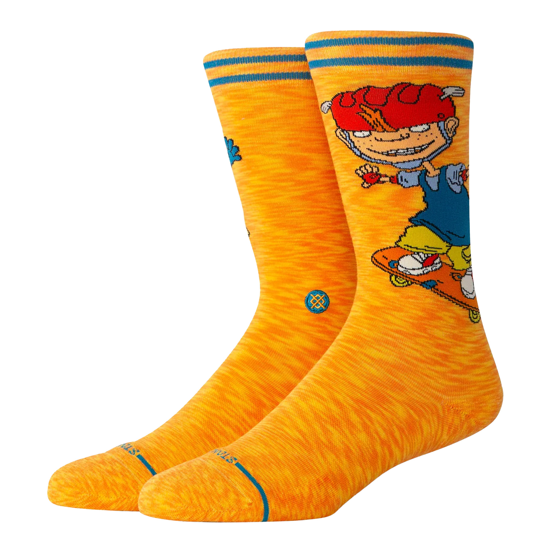 Stance Meias Sam And Twister Crew Orange