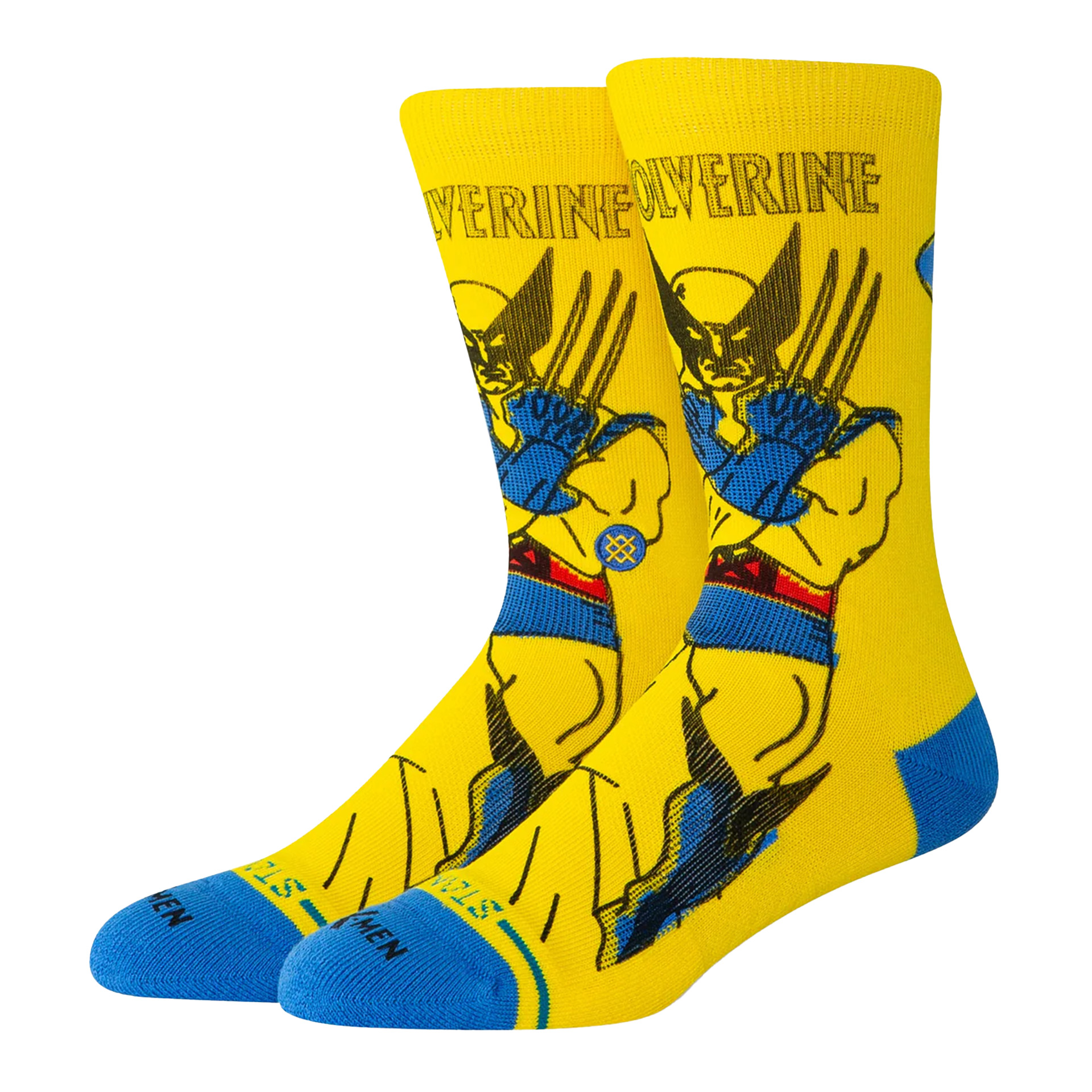 Stance Meias Wolverine Crew Yellow