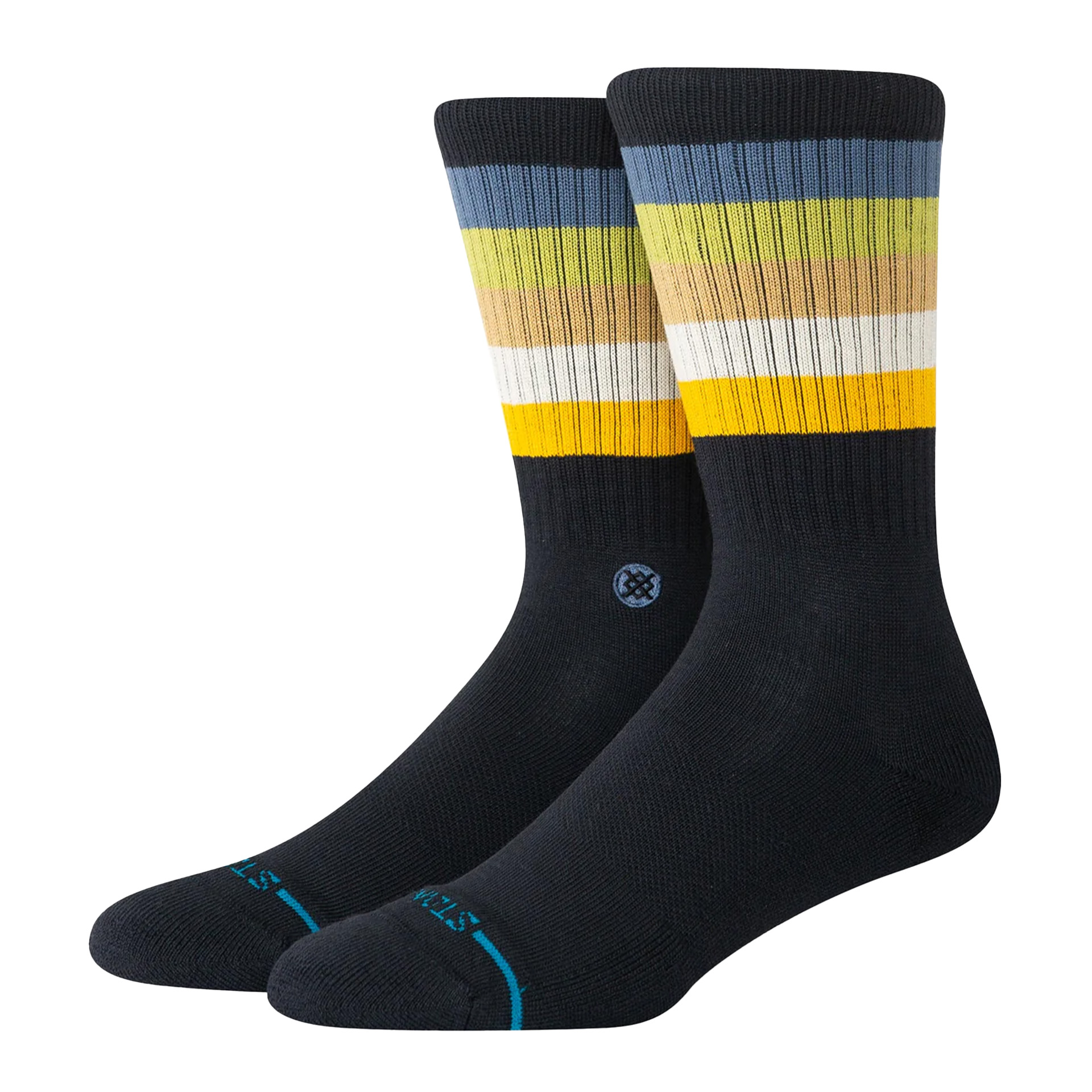 Stance Meias Maliboo Crew Black