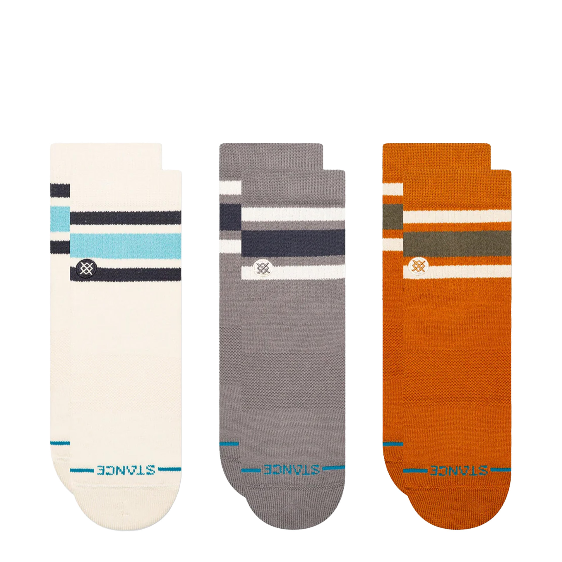Stance Meias Boyd Quarter 3 Pack Ivory