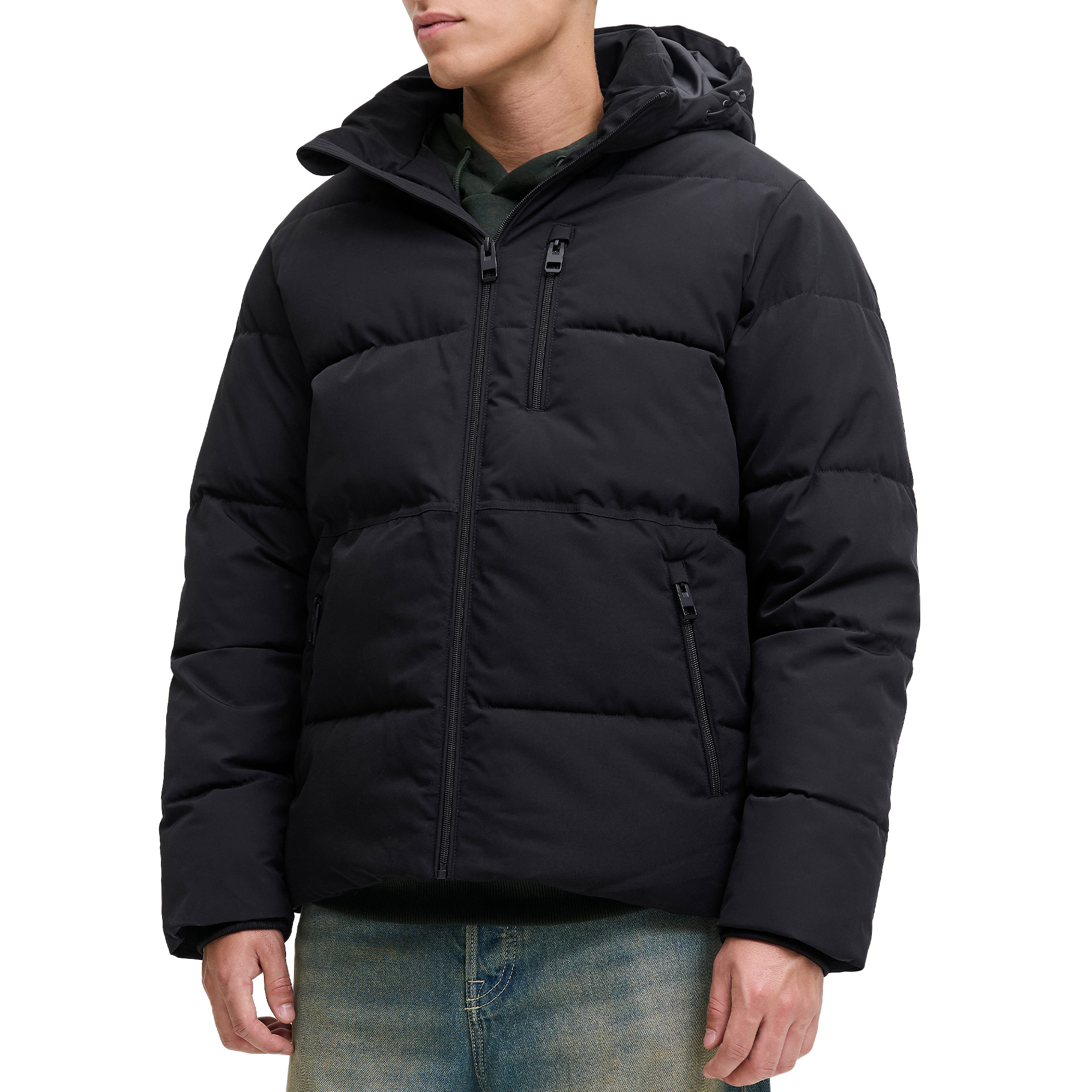 Jack & Jones Casaco Jjeowen Puffer Sn Black