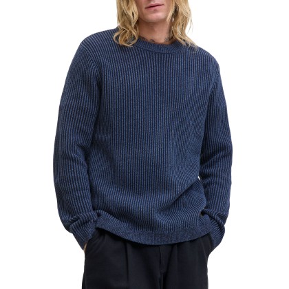 Jack & Jones Polo Jjedover Knit Crew Neck Sn Sky Captain
