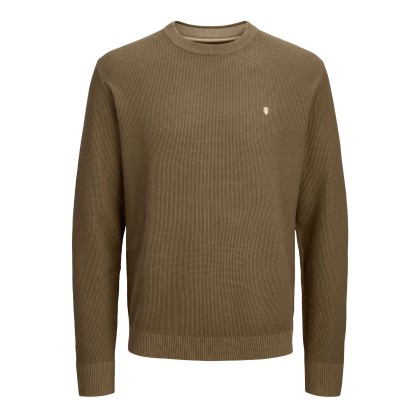 Jack & Jones Camisola Jprblurex Knit Crew Neck Ln Stone Gray