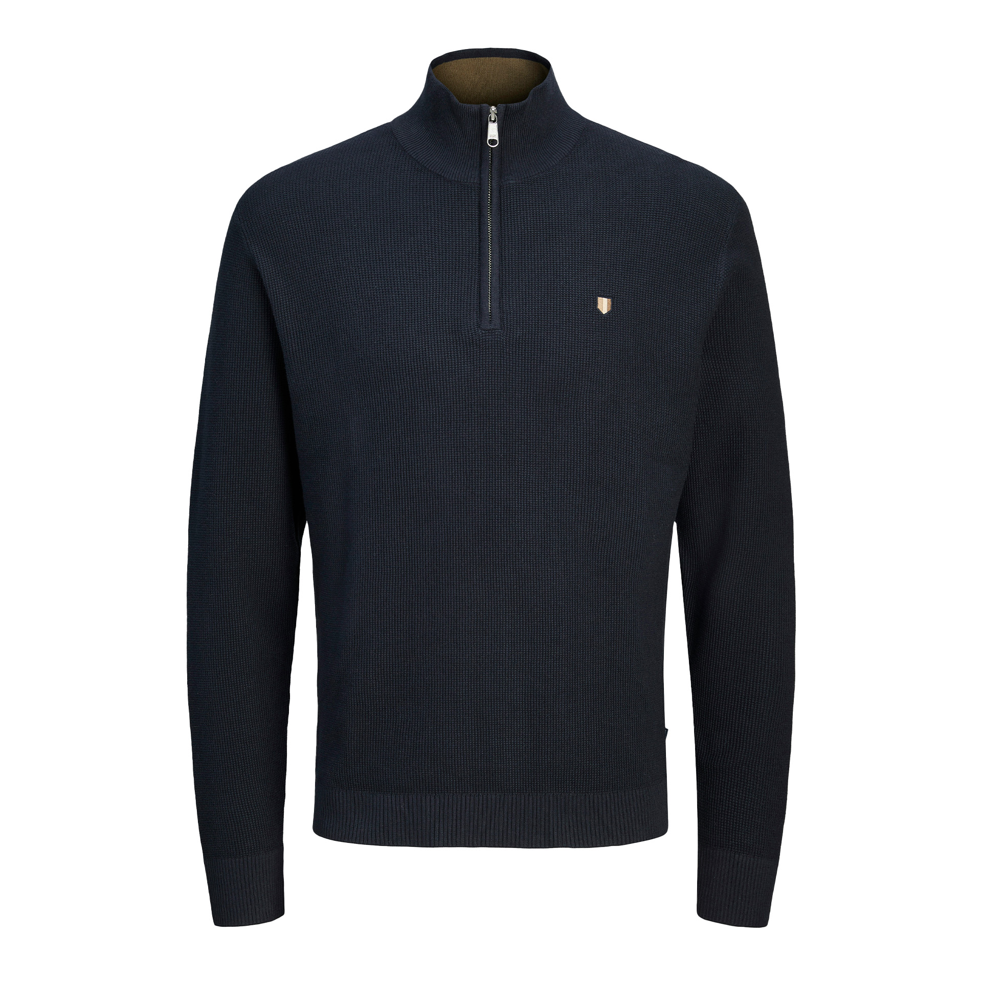 Jack & Jones Polo Jprblurex Knit Half Zip Ln Seaborne
