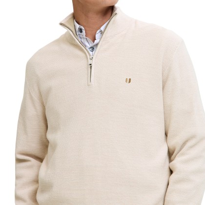 Jack & Jones Jprblurex Knit Half Zip Ln Whitecap Gray Jack & Jones Jprblurex Knit Half Zip Ln Whitecap Gray