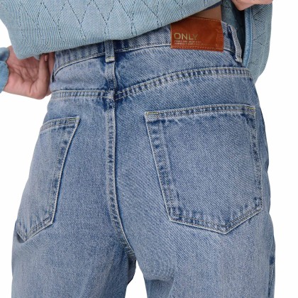 Only Cala Hope Ex Hw Wide Light Blue Denim