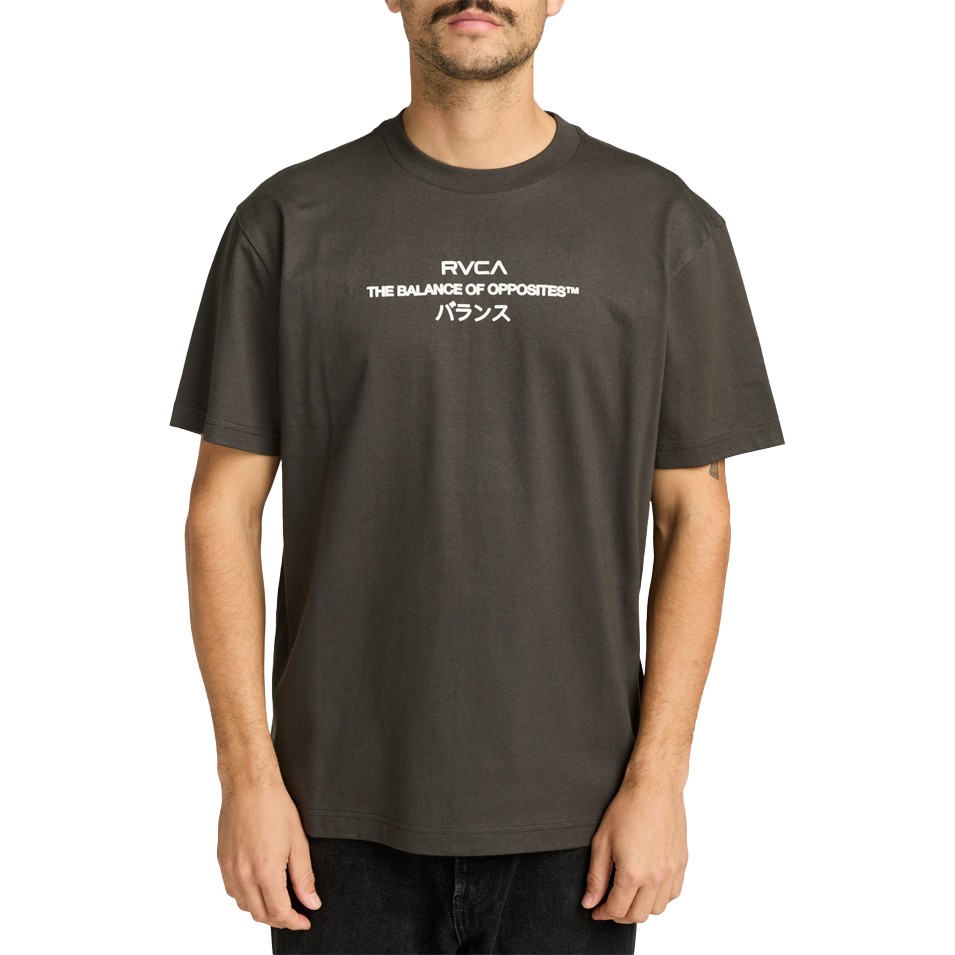 Rvca T-shirt Signal Pirate Black