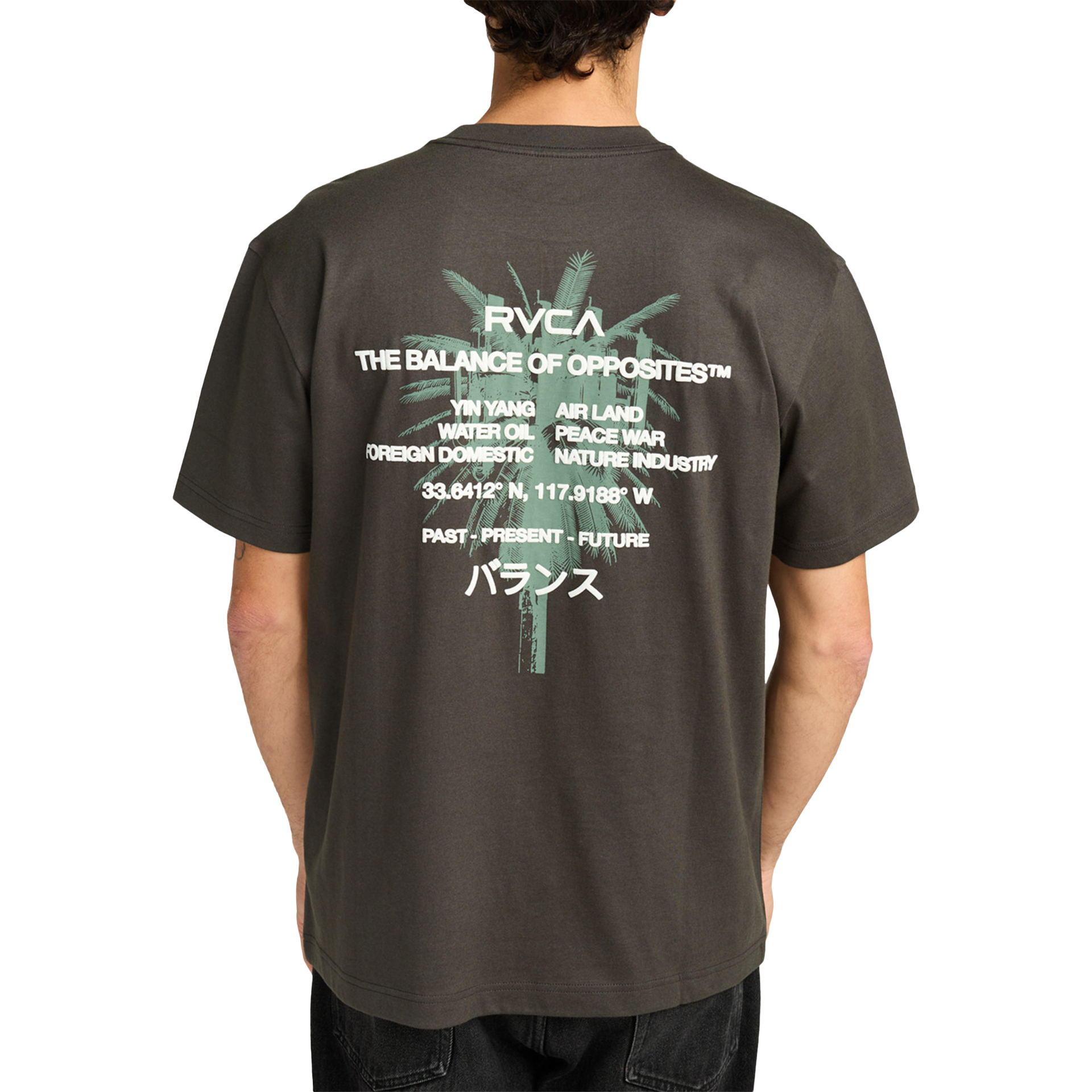 Rvca T-shirt Signal Pirate Black