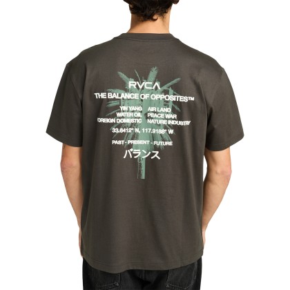 Rvca T-shirt Signal Pirate Black Rvca T-shirt Signal Pirate Black