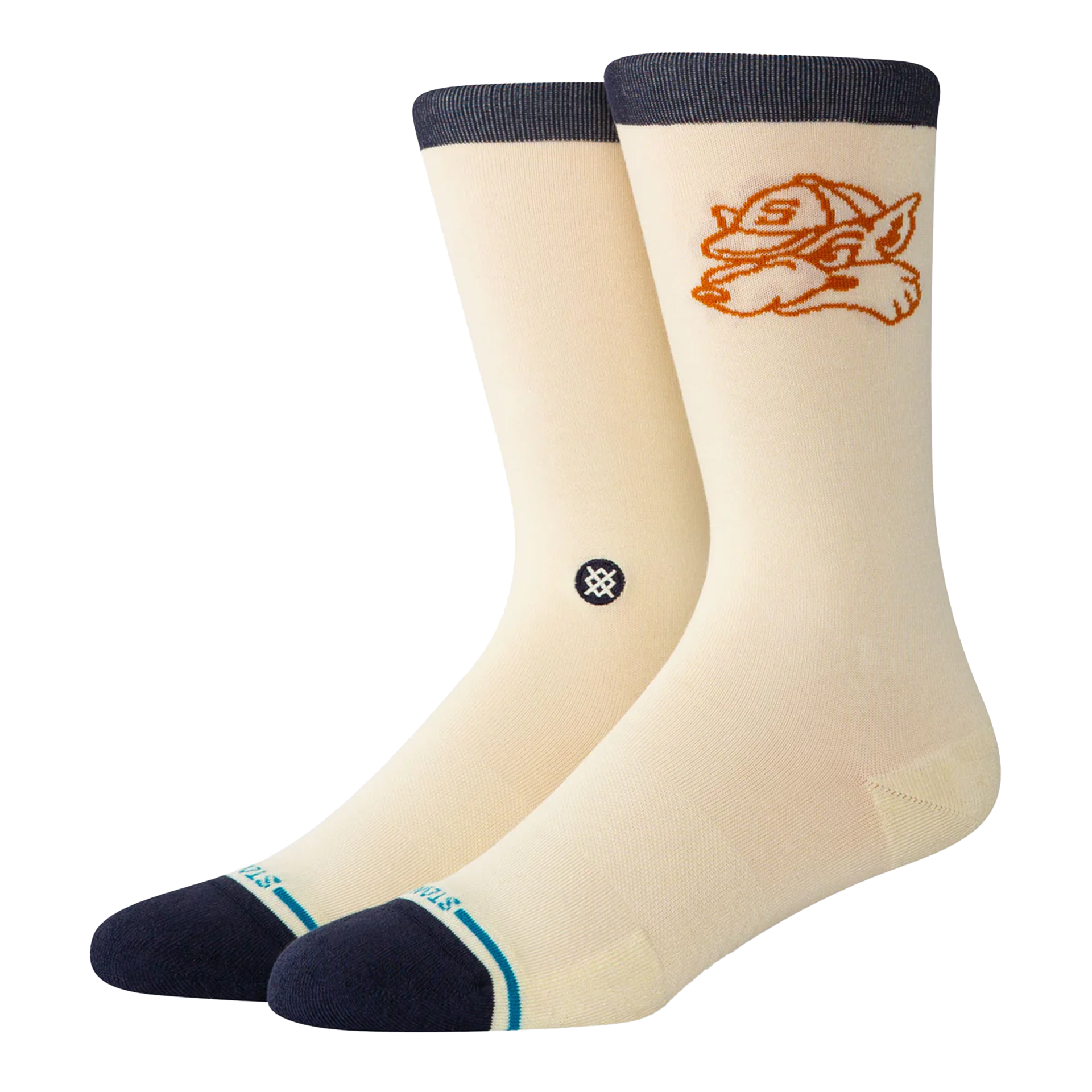 Stance Meias Coyote Varsity Crew Canvas