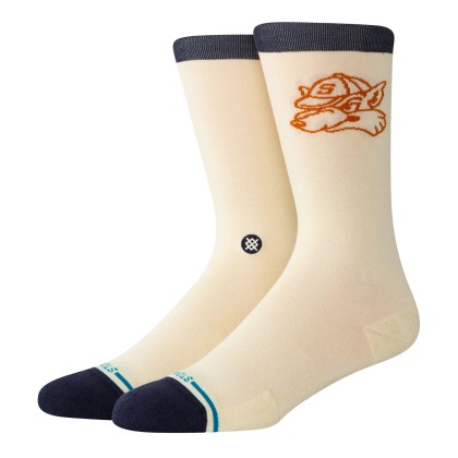 Stance Meias Coyote Varsity Crew Canvas