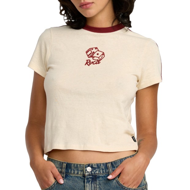 Rvca T-shirt That Balance Baby Sand