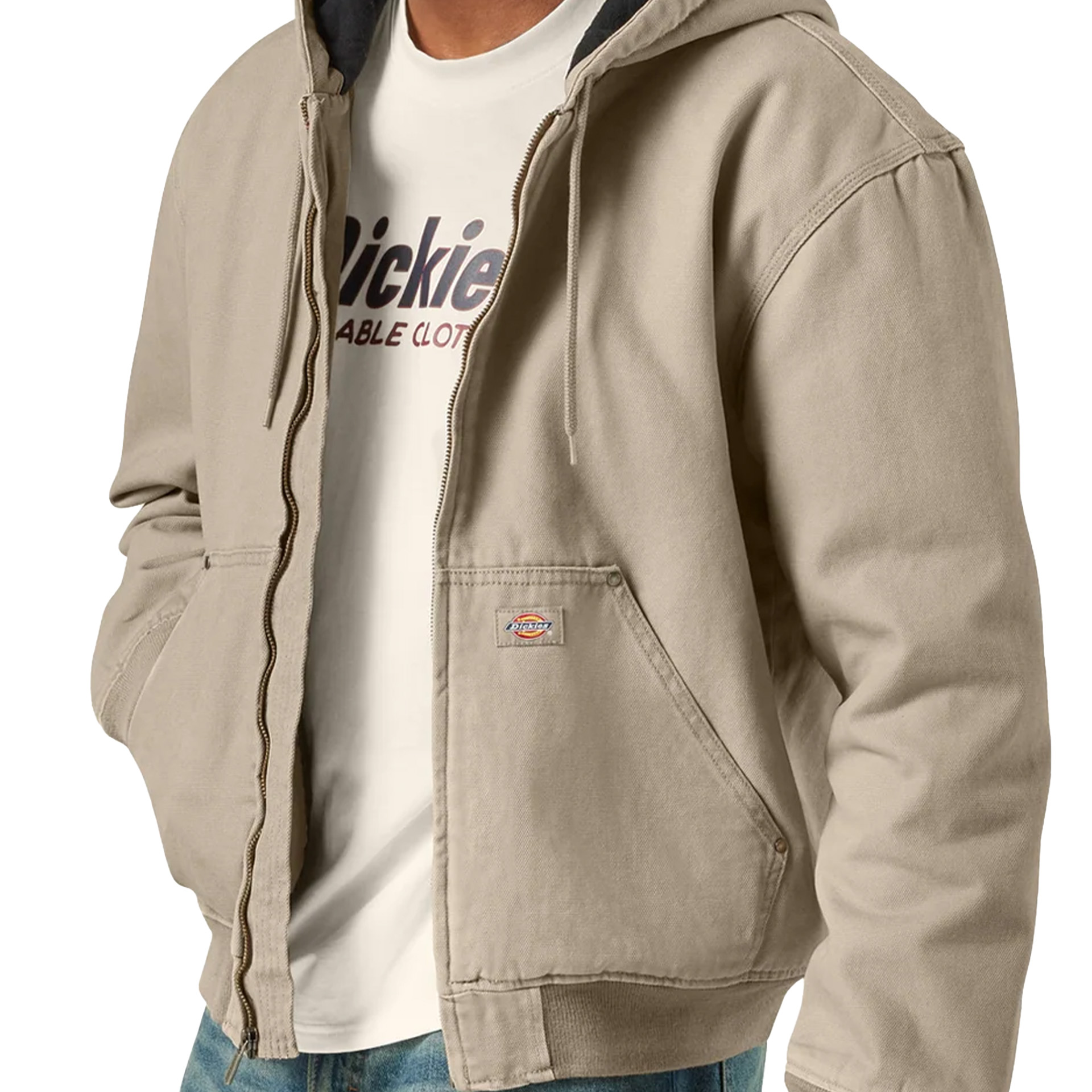 Dickies Casaco Hilham Hooded Canvas Desert Sand