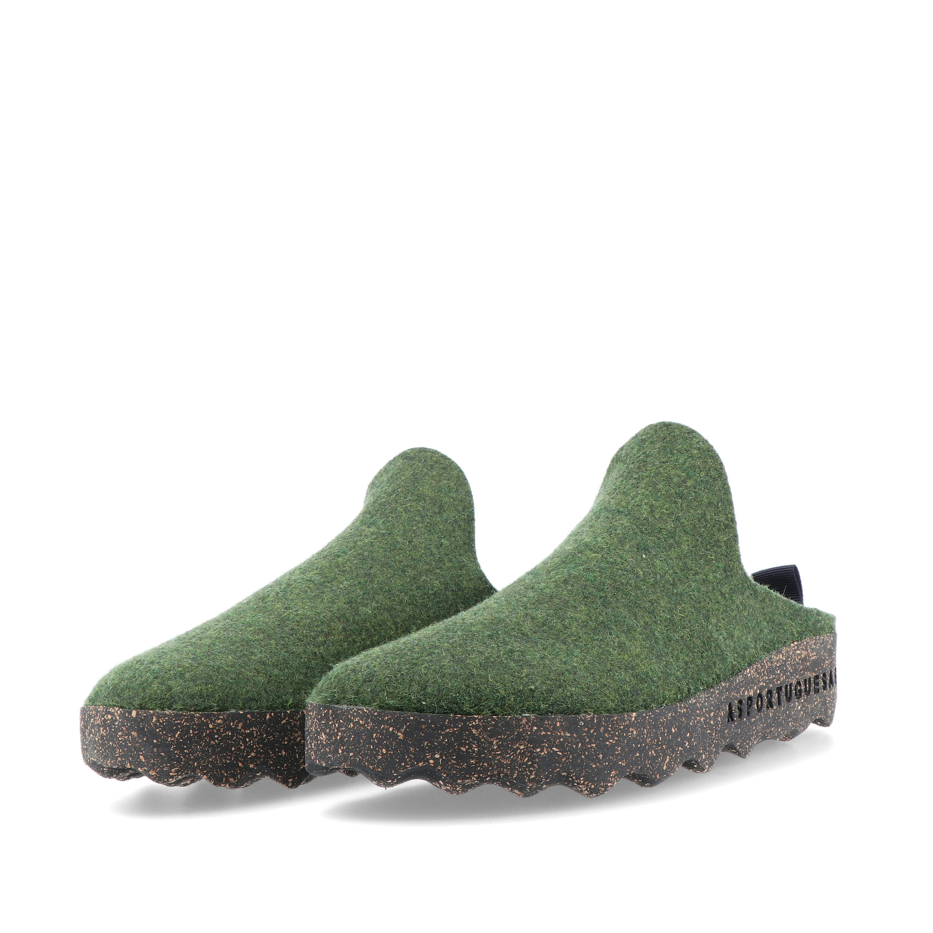 As Portuguesas Come Felt Militar Green