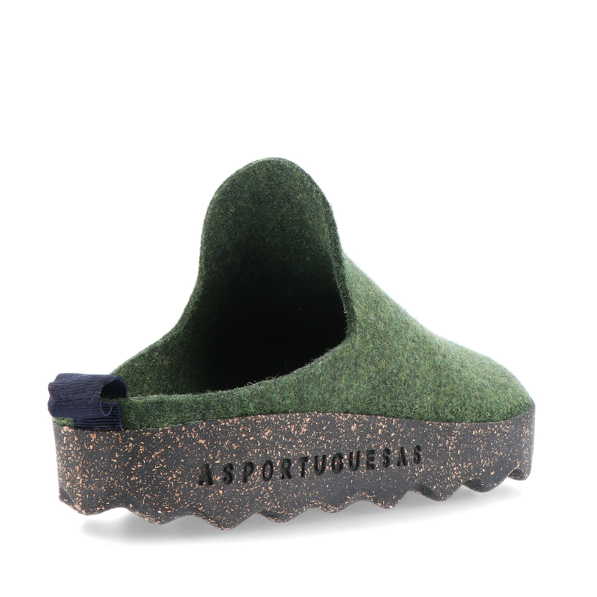 As Portuguesas Come Felt Militar Green