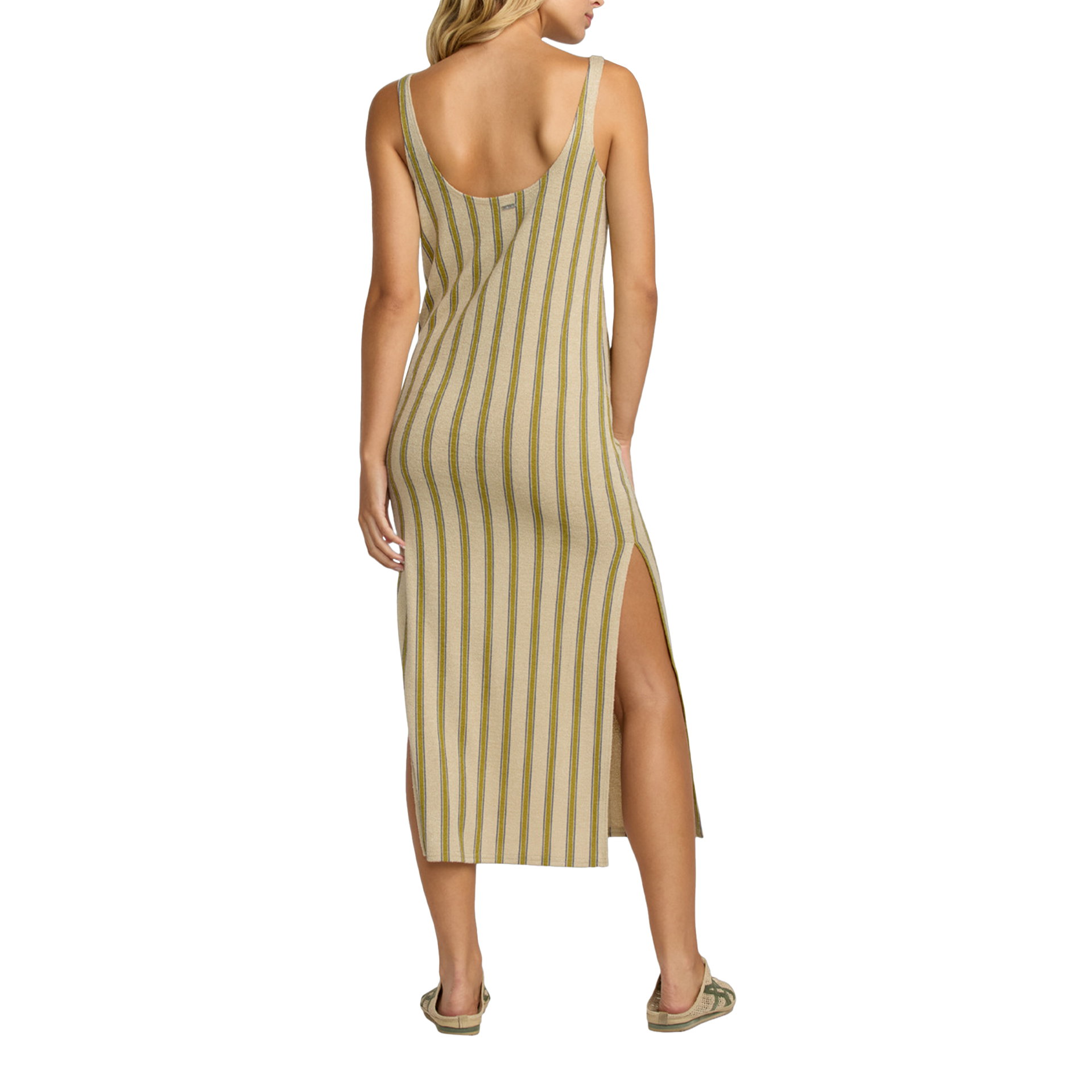 Rvca Vestido Willow Tank Eucalyptus