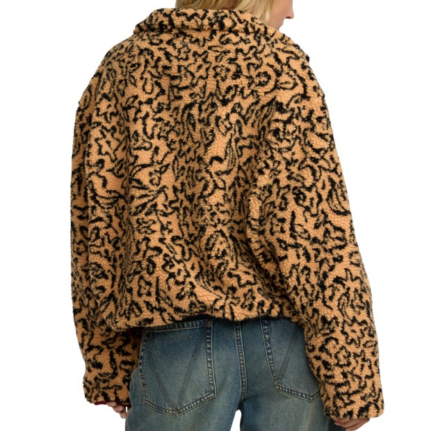 Rvca Blusão Oh Hush Sherpa Ochre