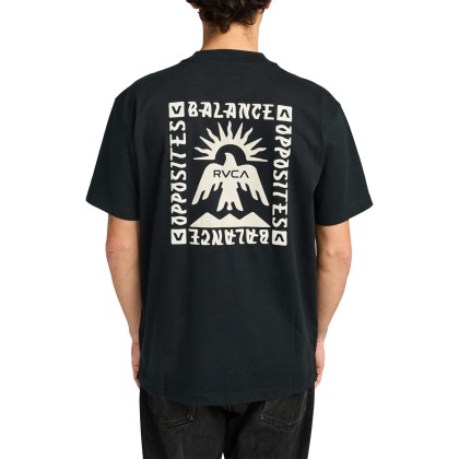 Rvca T-shirt Las Cruces Black