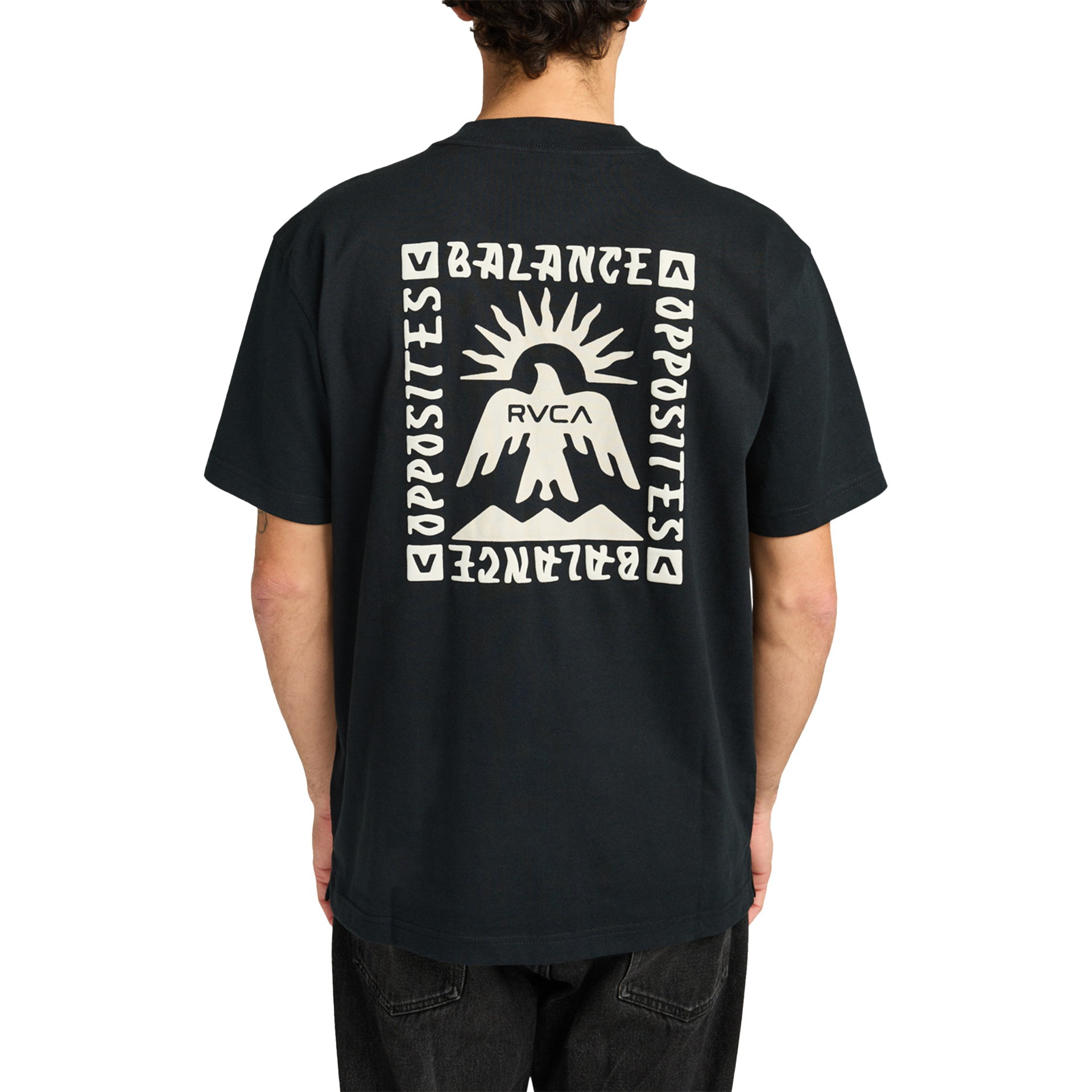 Rvca T-shirt Las Cruces Black