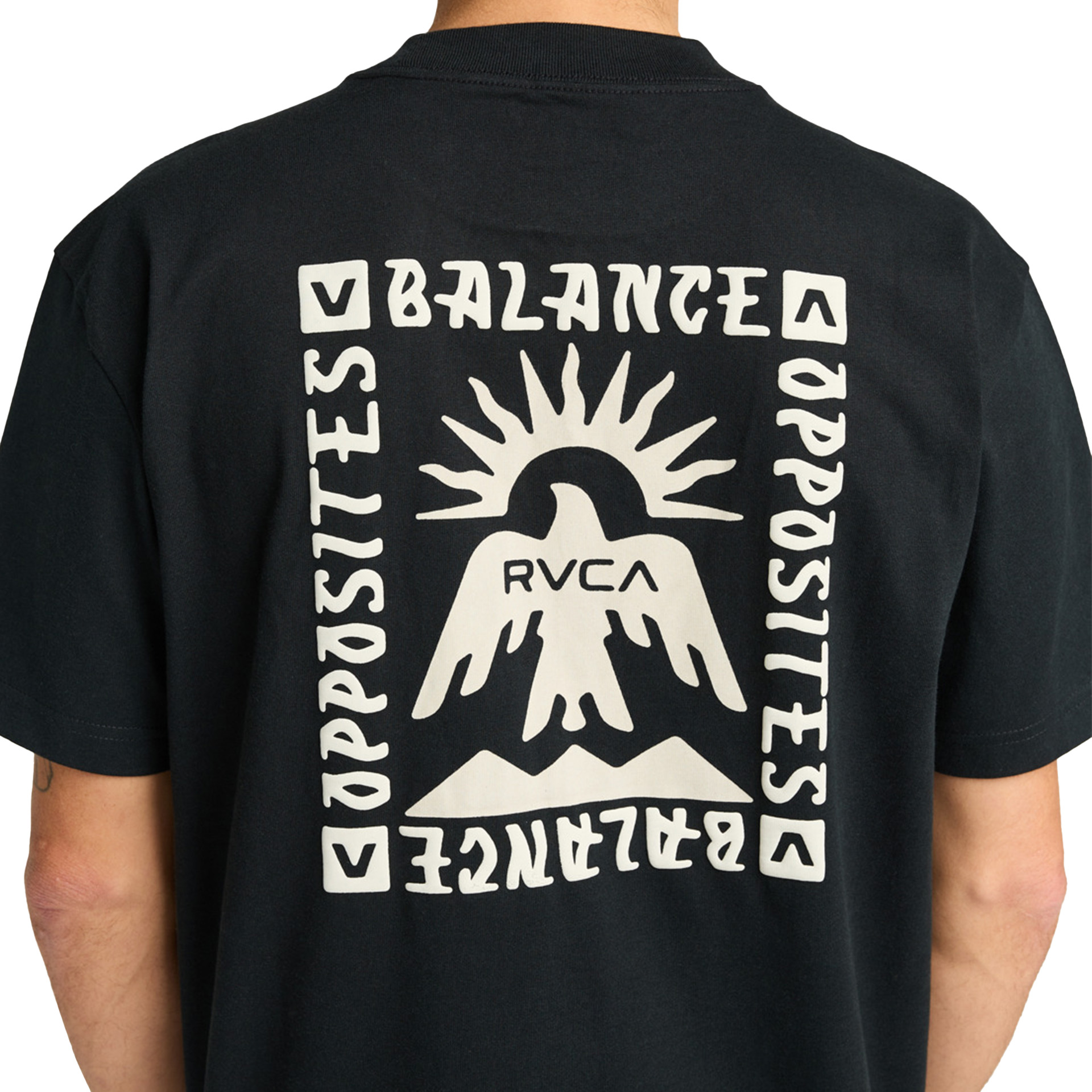 Rvca T-shirt Las Cruces Black