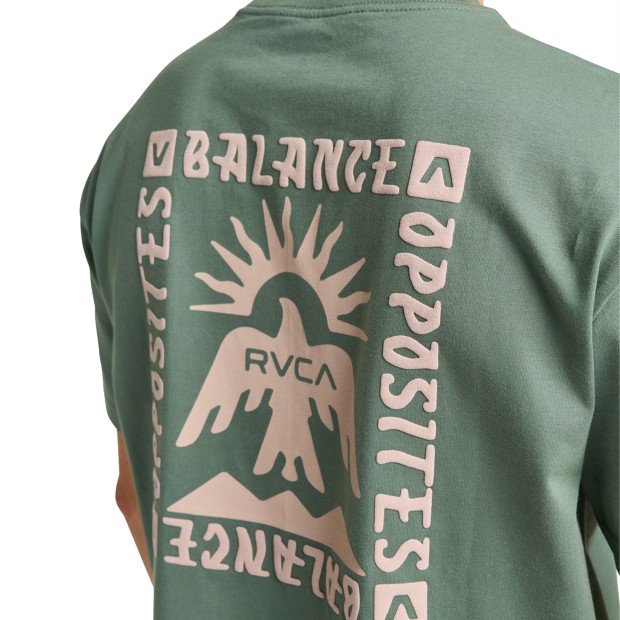 Rvca T-shirt Las Cruces Balsam Green