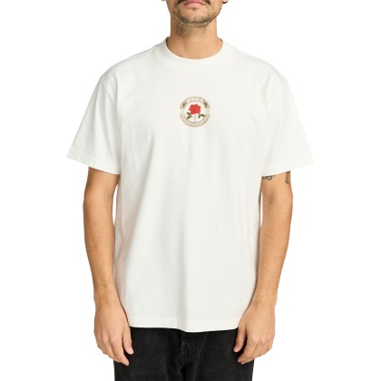 Rvca T-shirt Roses Poster Salt