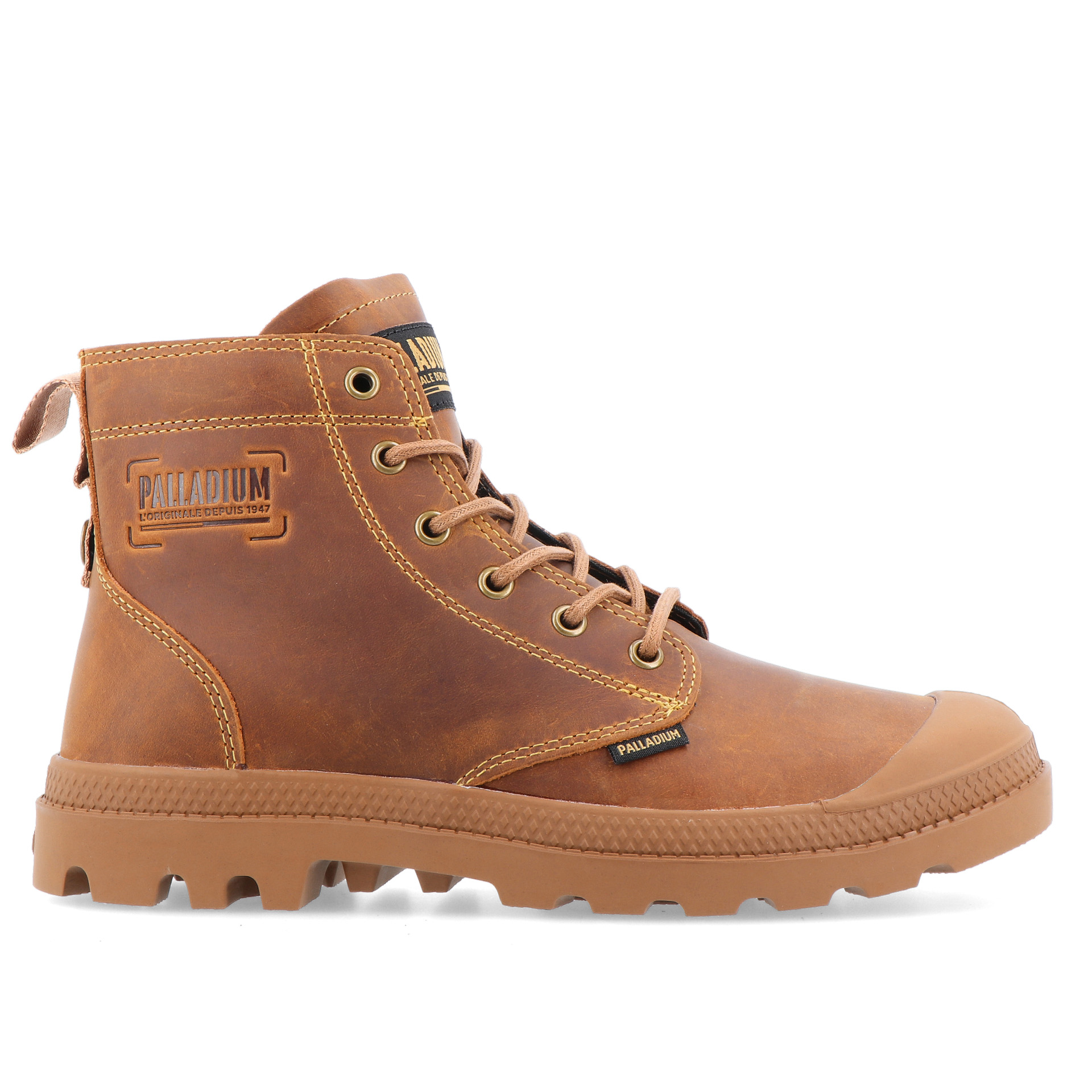 Palladium Pampa Zip Lth Legacy-mahogany