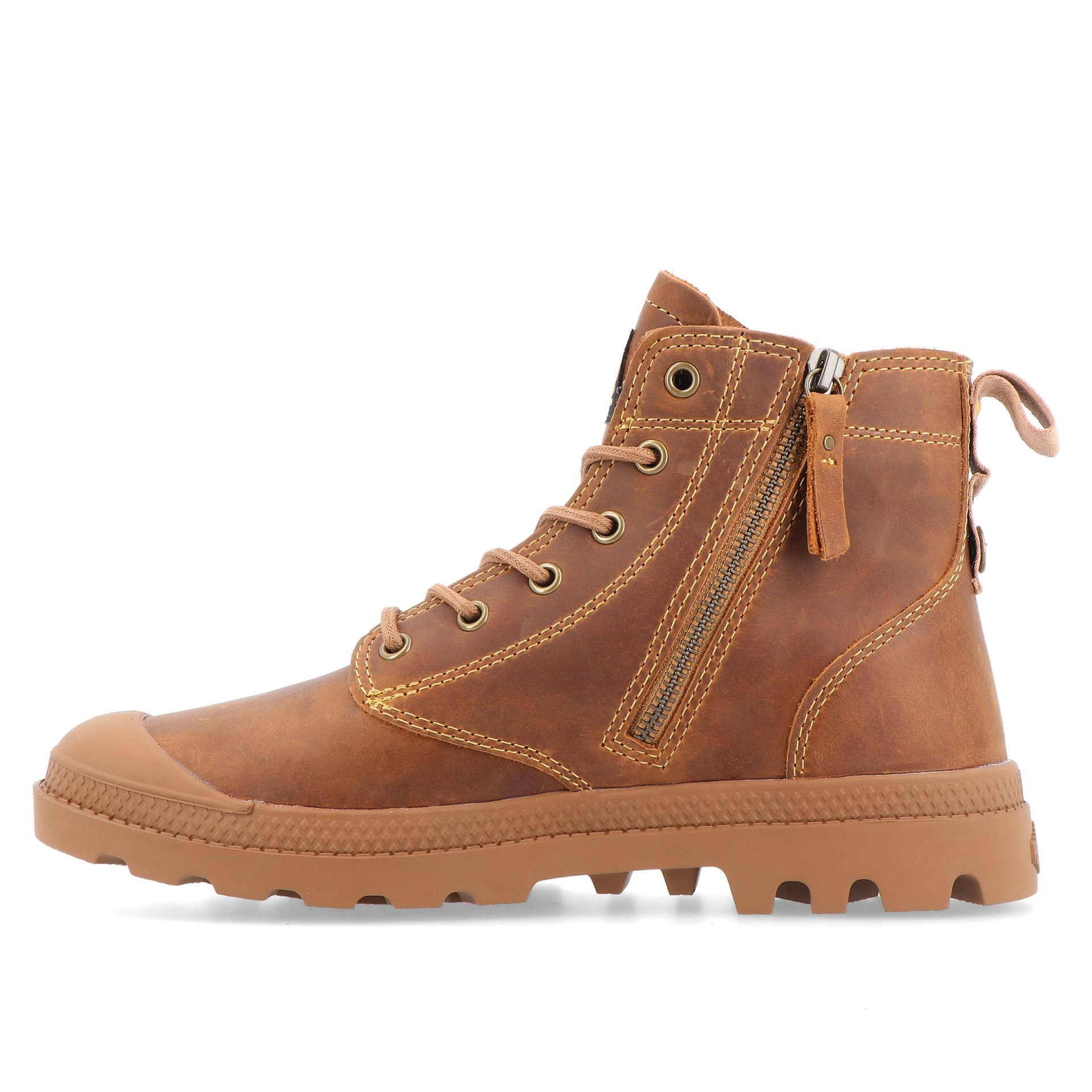 Palladium Pampa Zip Lth Legacy-mahogany
