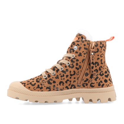 Palladium Pampa Hi Zip Wl Leo-dear Brown / Black