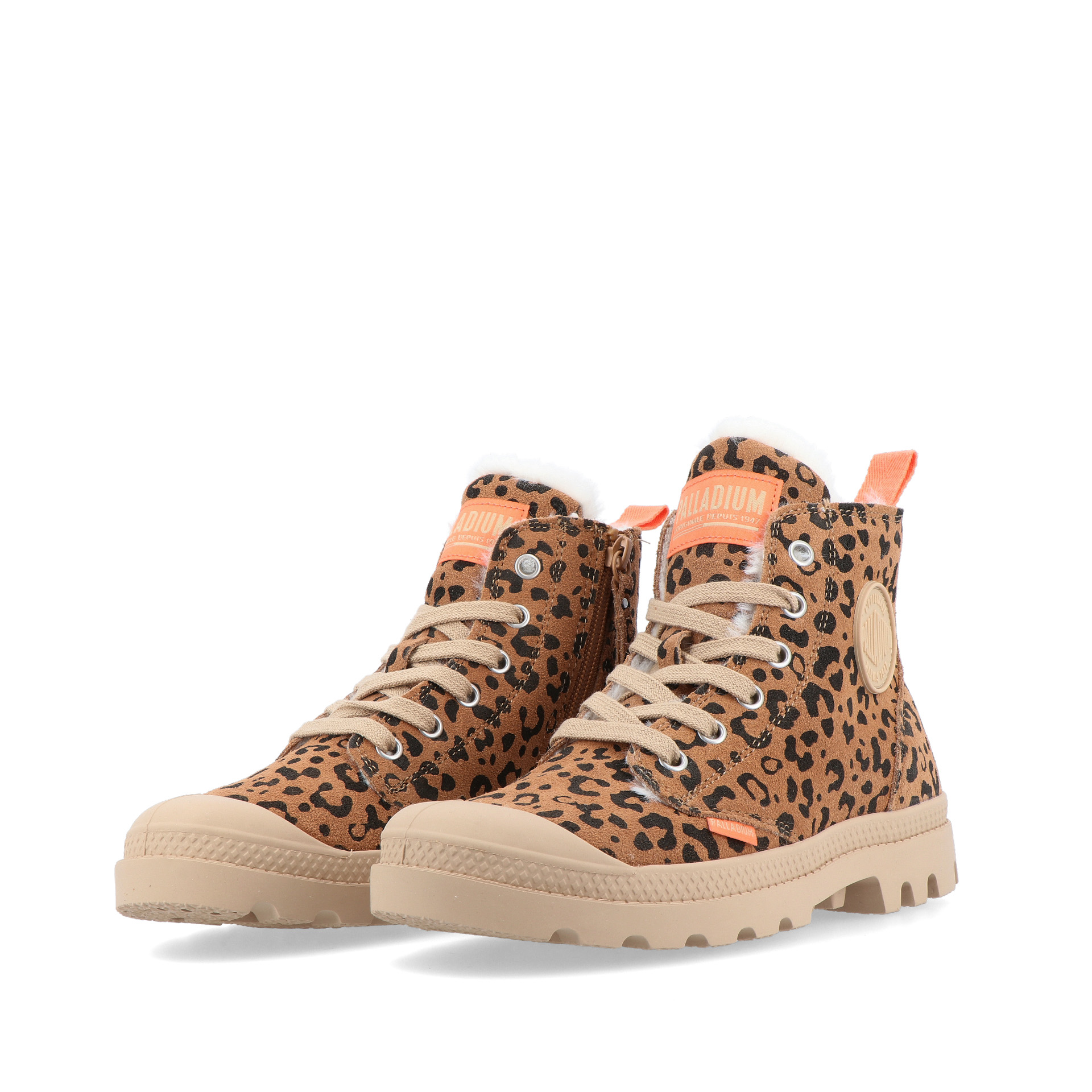 Palladium Pampa Hi Zip Wl Leo-dear Brown / Black