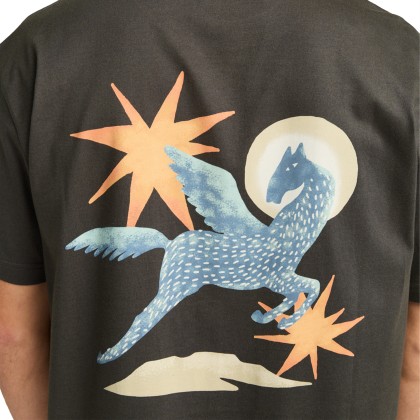 Rvca T-shirt Pegasus Pirate Black