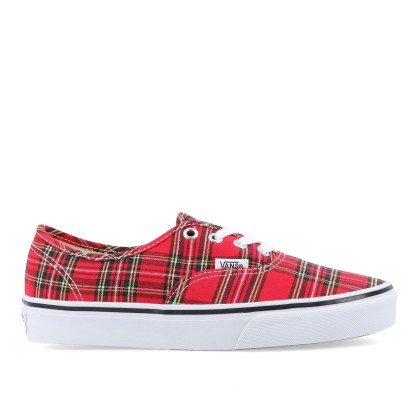 Vans Authentic Plaid Red