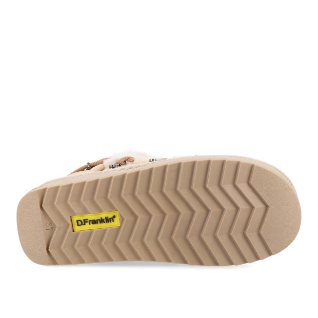 D.Franklin Nordic Trk Fur Low Beige