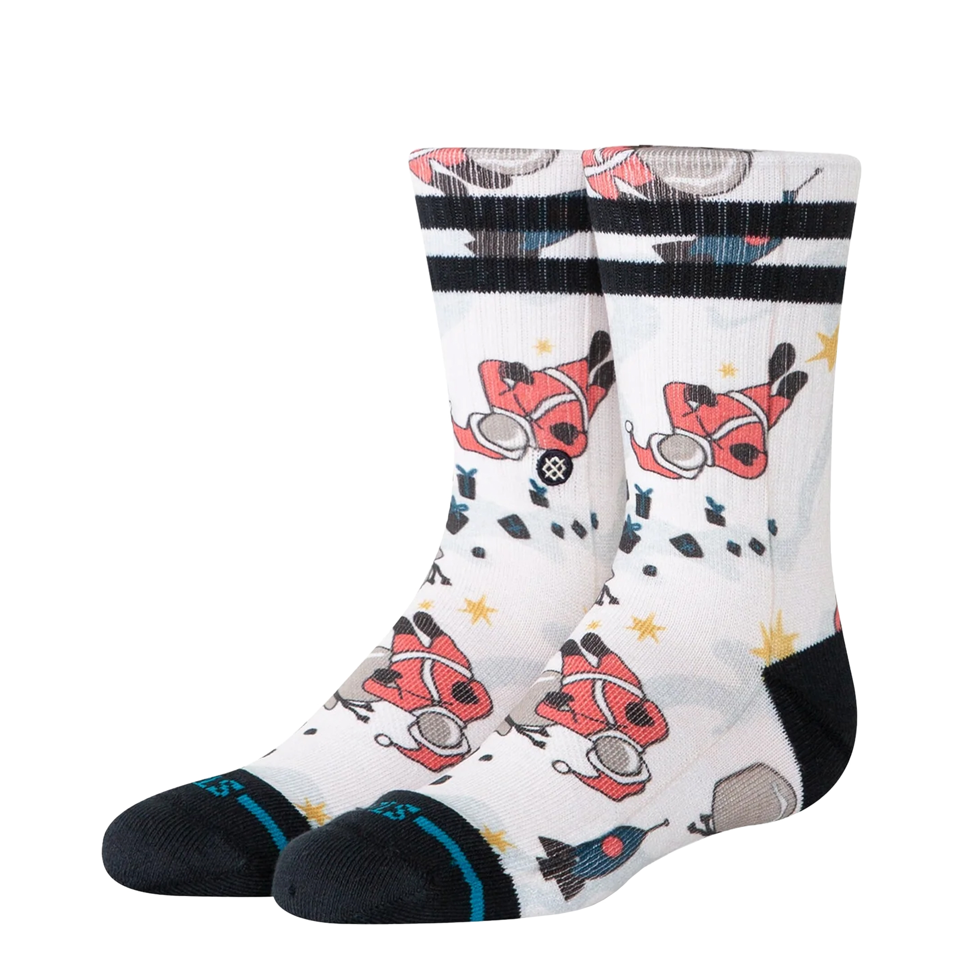 Stance Space Claus Crew-canvas