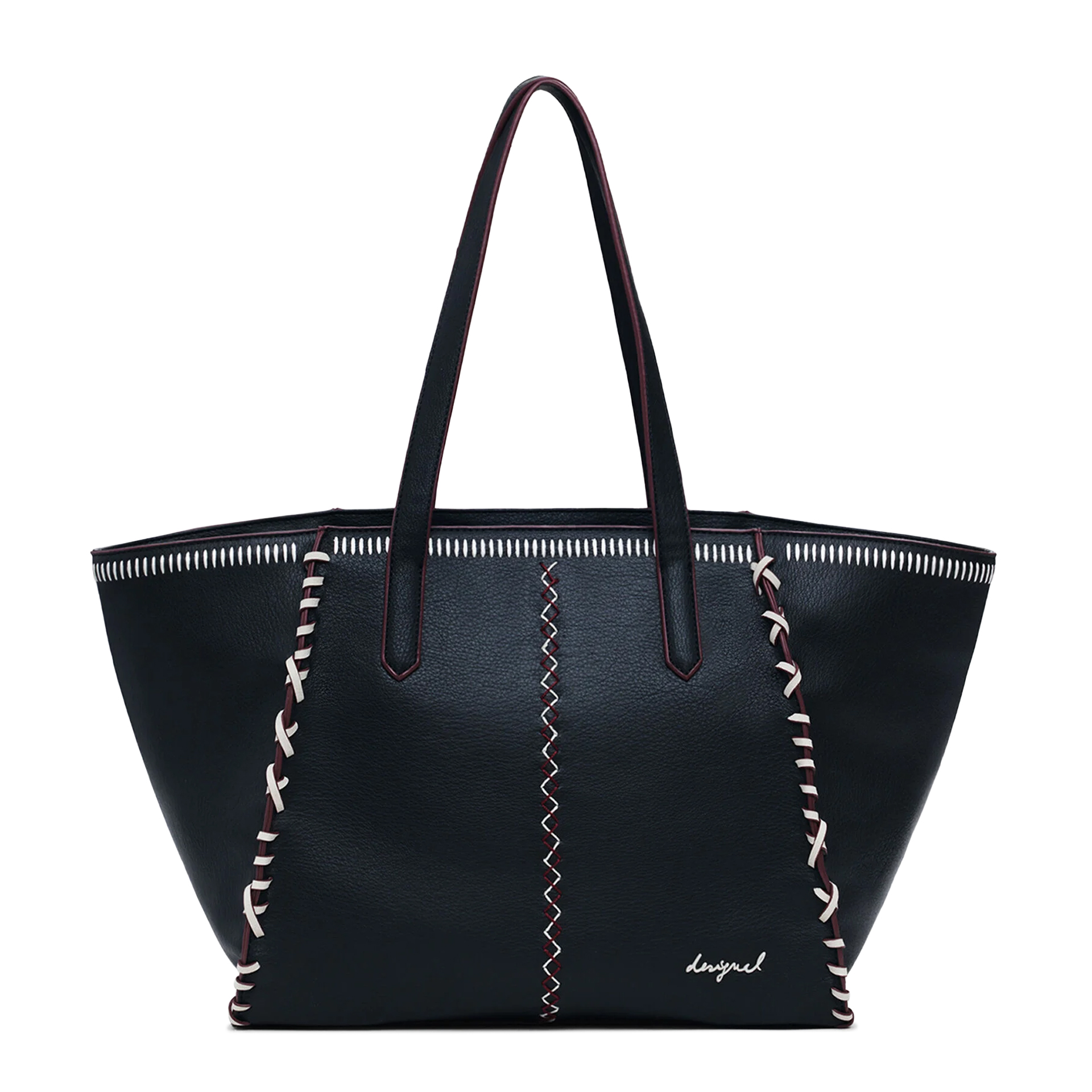 Desigual Mala Manhattan Pespuntes Guimar Preto