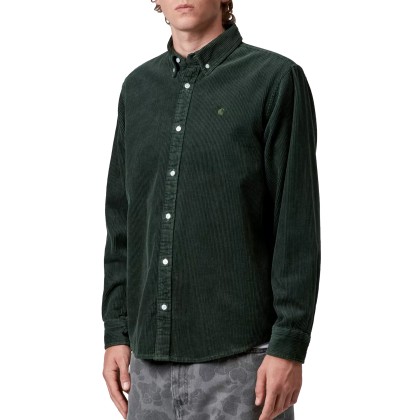 Carhartt Wip Camisa Madison Cord Shirt Sycamore Tree Sycamore Tree