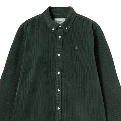 Carhartt Wip Camisa Madison Cord Shirt Sycamore Tree Sycamore Tree