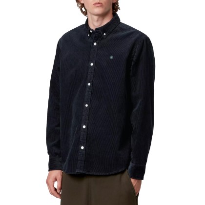 Carhartt Wip Camisa Madison Cord Shirt Dark Navy Dark Navy