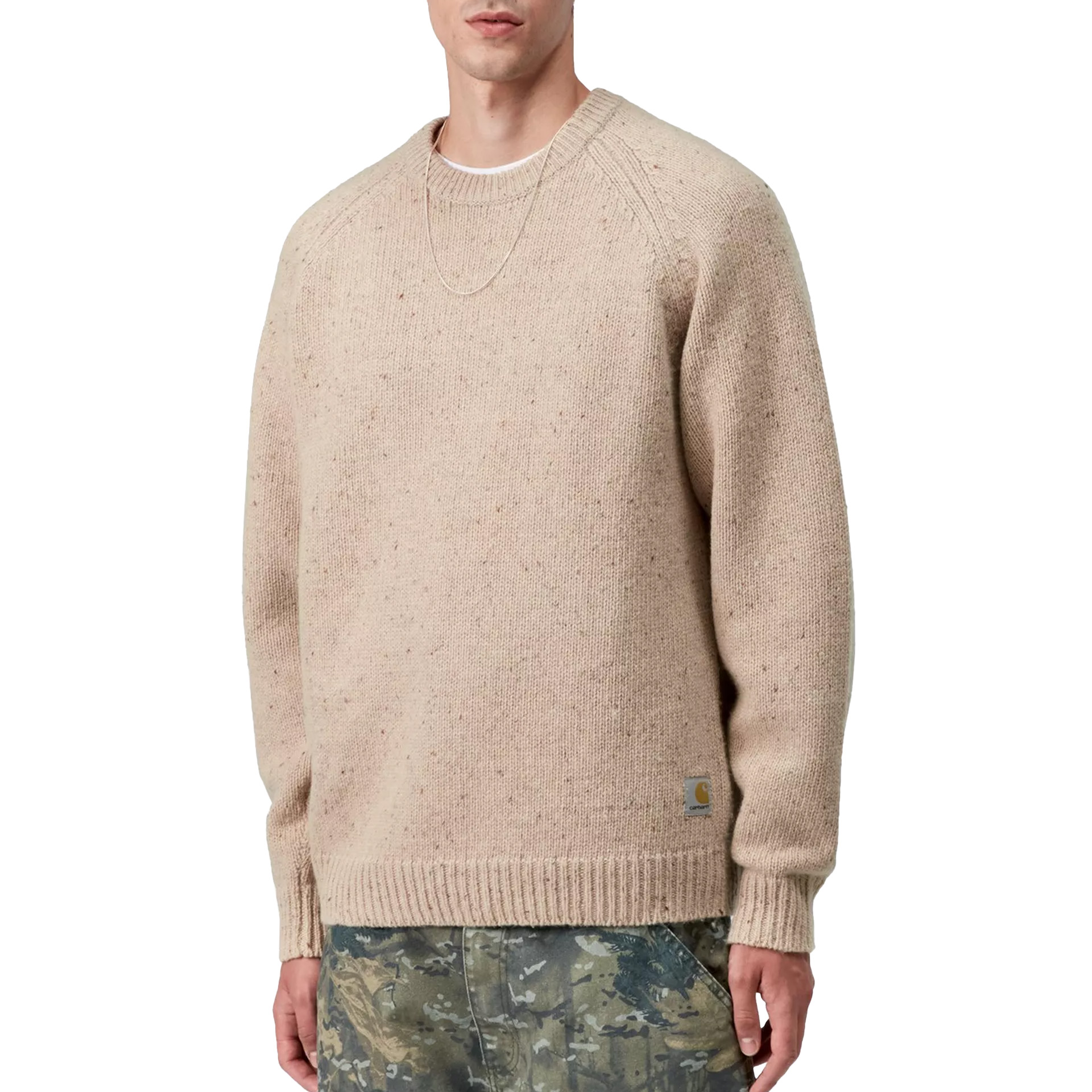 Carhartt Wip Camisola Anglistic Speckled Fleur De Sel