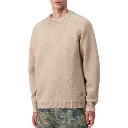 Carhartt Wip Sweat Anglistic Speckled Fleur De Sel