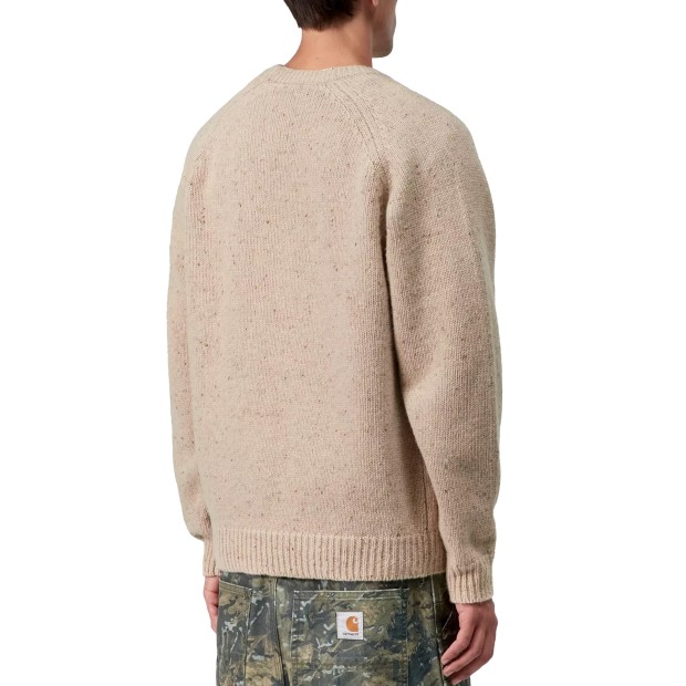 Carhartt Wip Sweat Anglistic Speckled Fleur De Sel